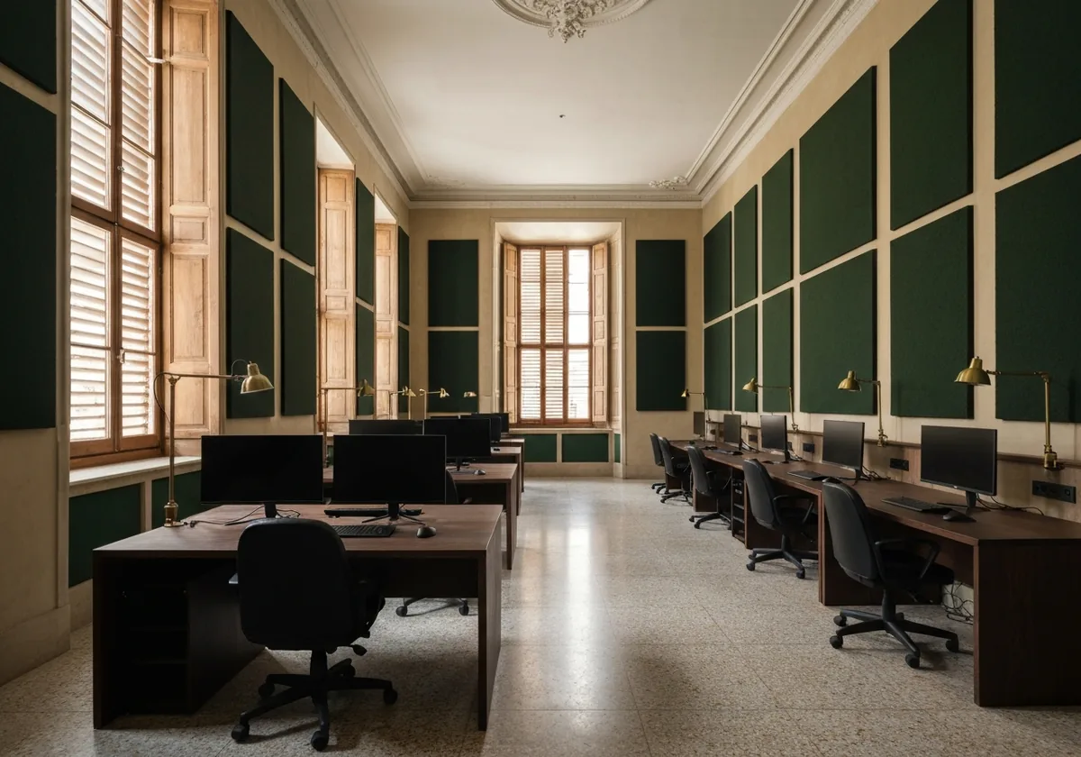 Reacondicionamiento acústico de un esports lounge en Chamberí